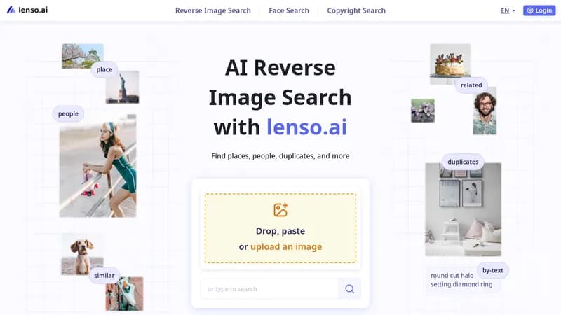 lenso.ai website
