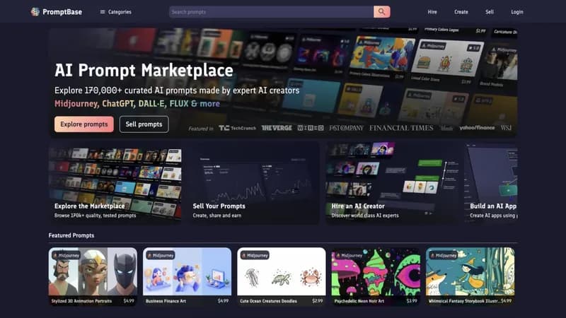 PromptBase screenshot