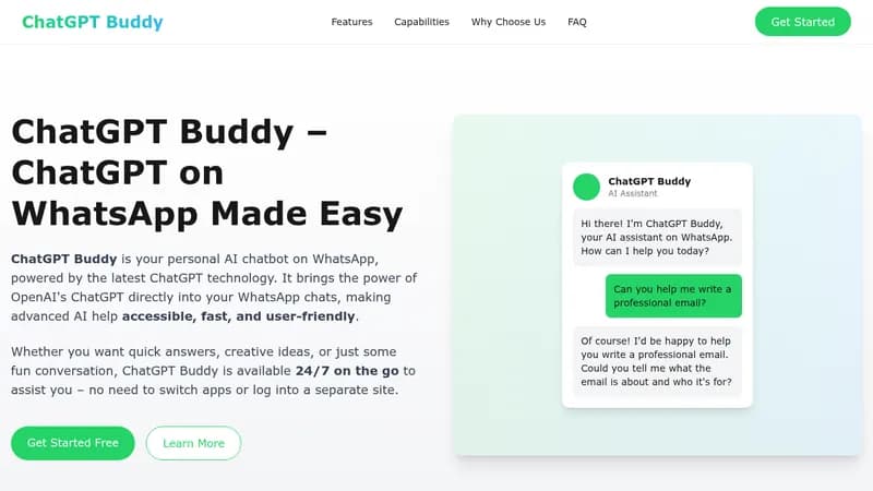 chatgpt buddy website