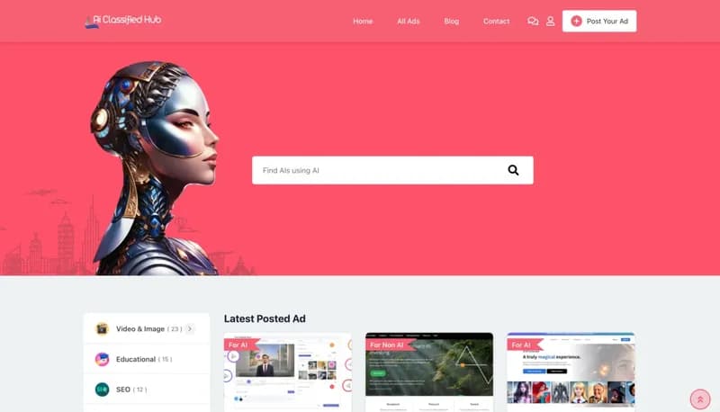 AiClassifiedHub screenshot