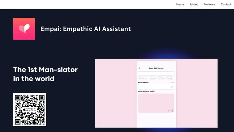 empai: empathic ai assistant website