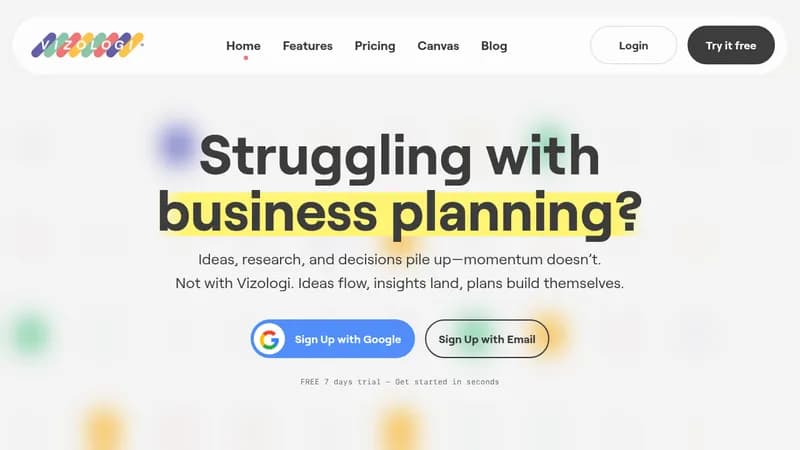 vizologi website