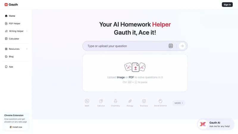 Gauth screenshot