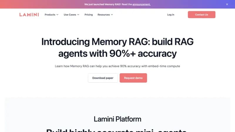 Lamini screenshot