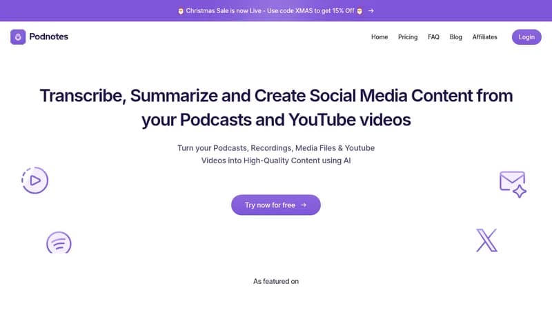 podnotes website