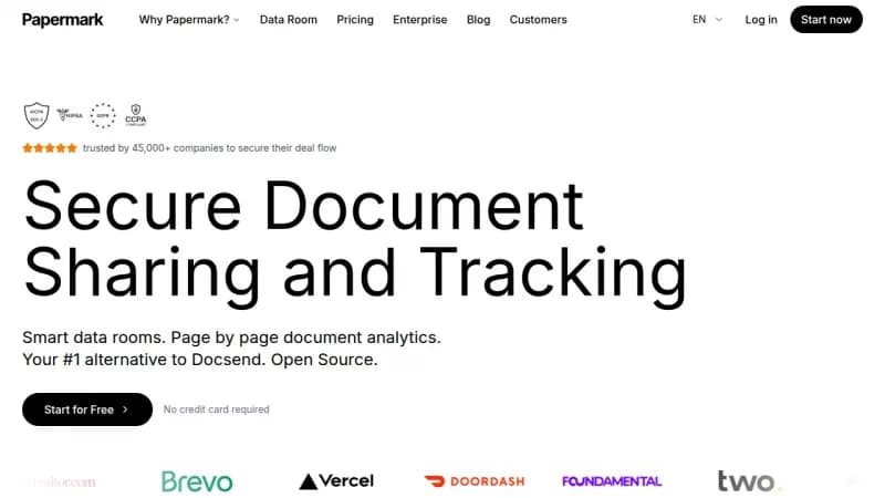 Papermark screenshot
