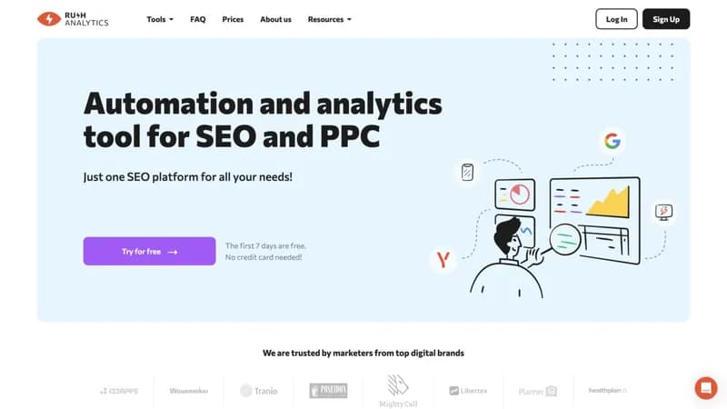 Rush Analytics screenshot