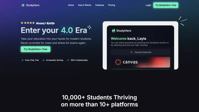 Study Hero screenshot
