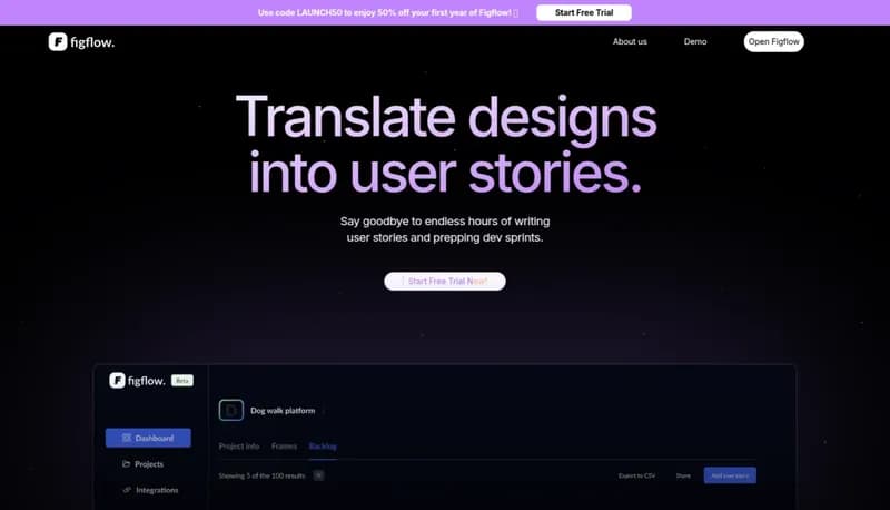 Figflow screenshot
