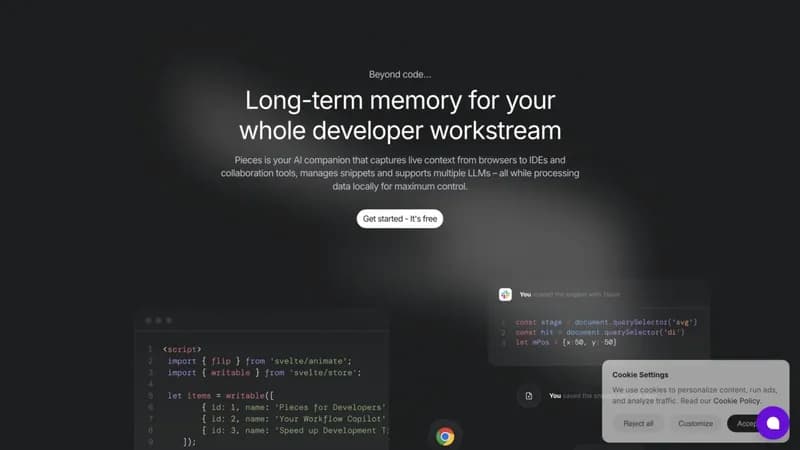 Pieces for Developers screenshot