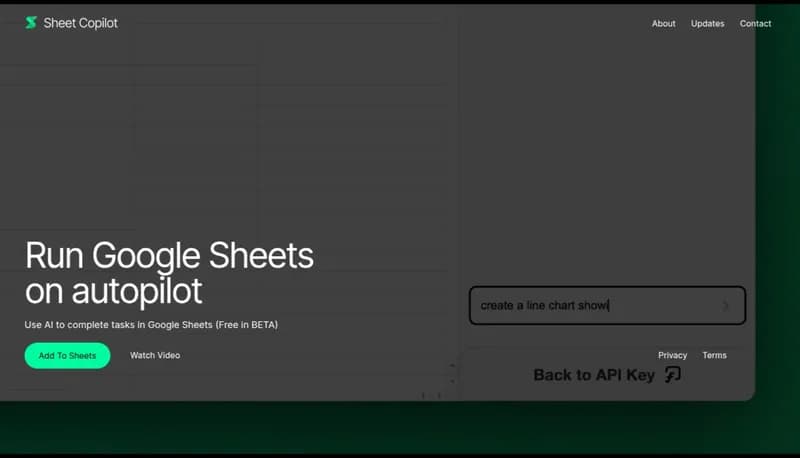 Sheet Copilot screenshot