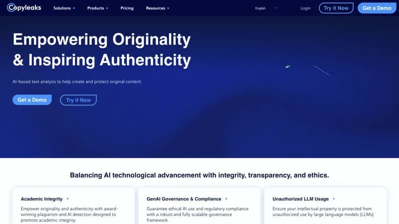 Copyleaks screenshot