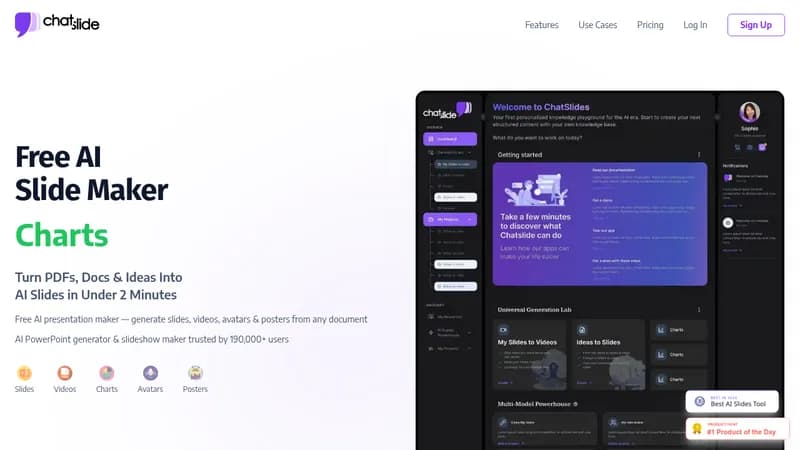 chatslide ai website
