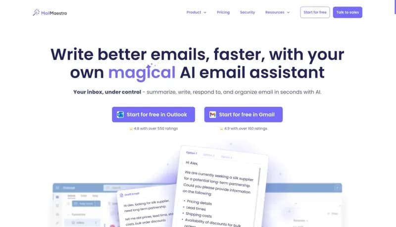 MailMaestro screenshot