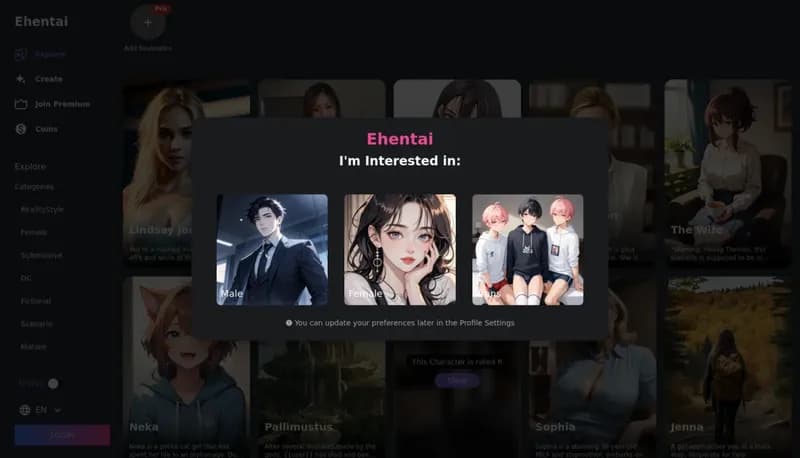 ehentai.chat screenshot