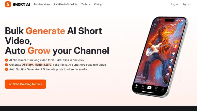 short ai website