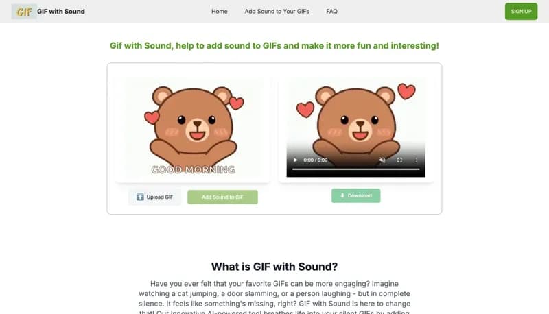 GIF with Sound screenshot