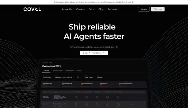 Coval screenshot