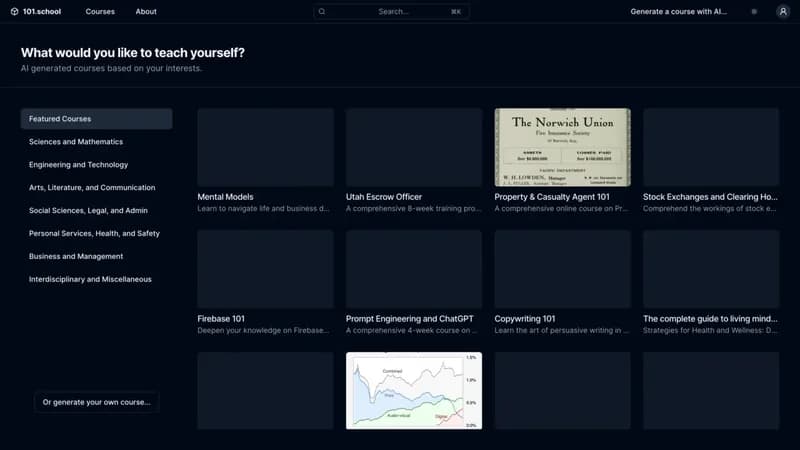 101.school screenshot