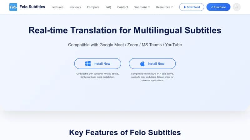 felo subtitles website