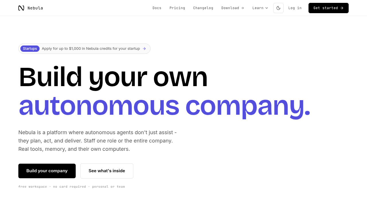 nebula website