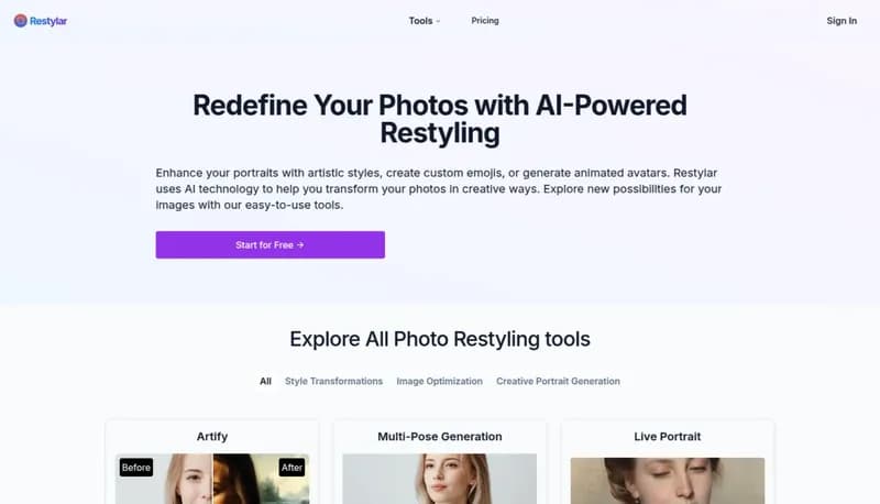 Restylar screenshot