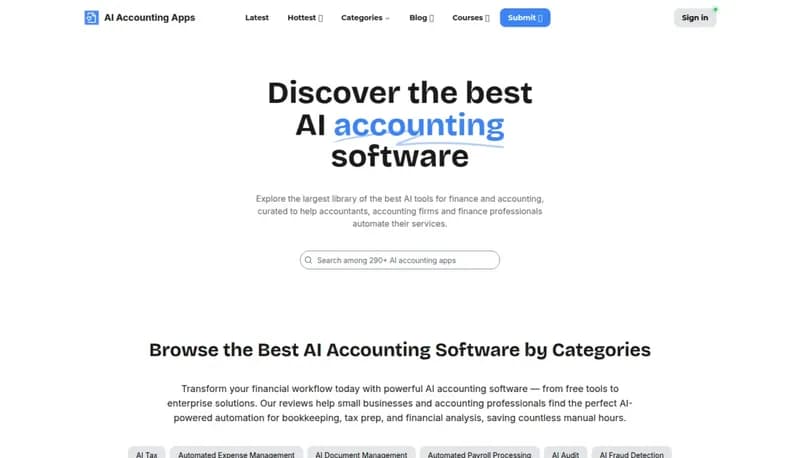 AI Accounting Apps screenshot
