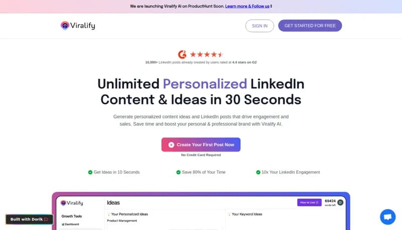 Viralify screenshot