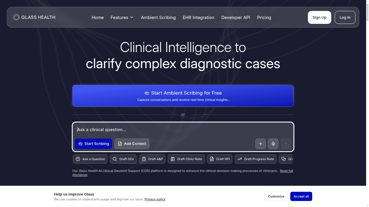 glass health website