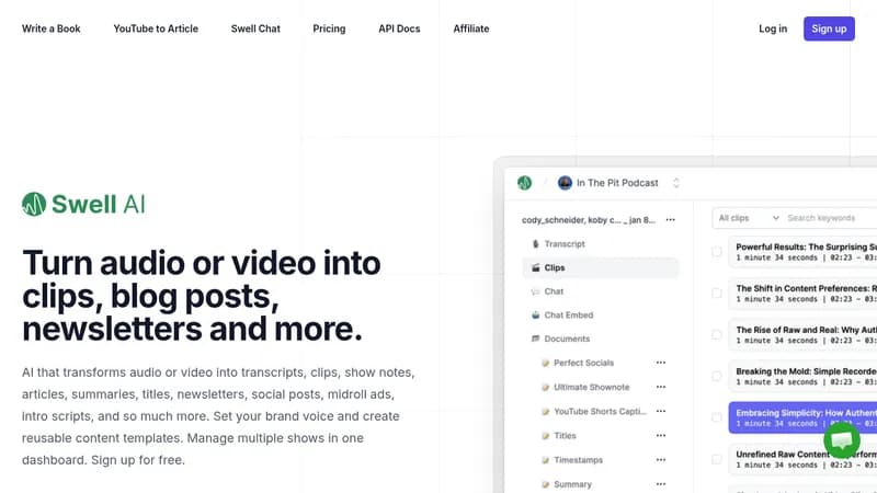 swell ai website