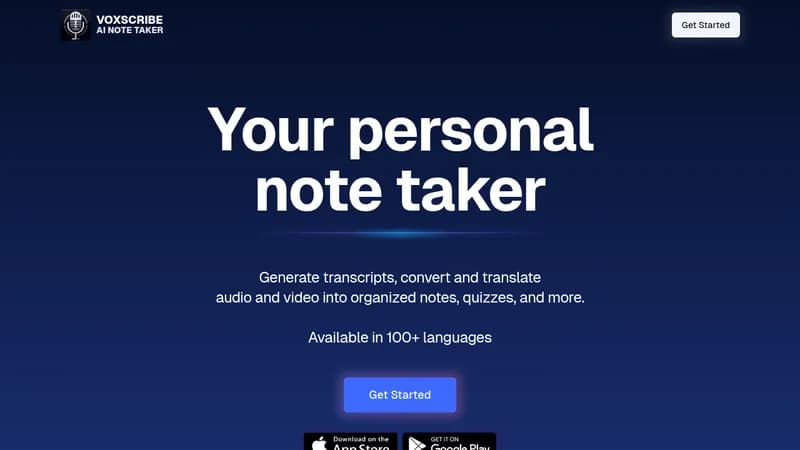 voxscribe website