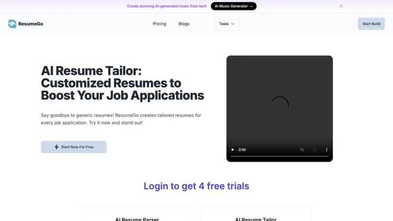 ResumeGo screenshot