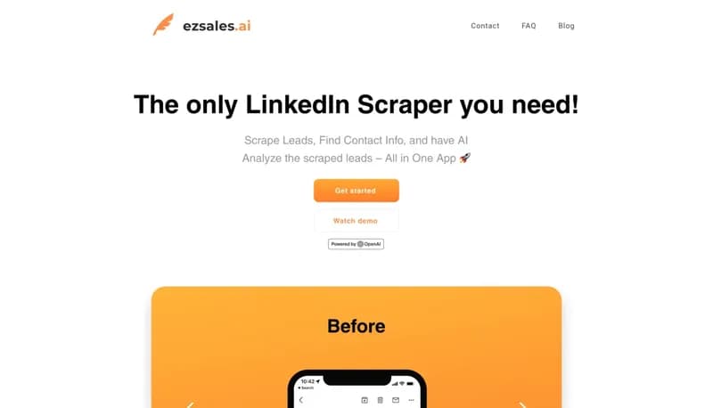 ezsales.ai screenshot