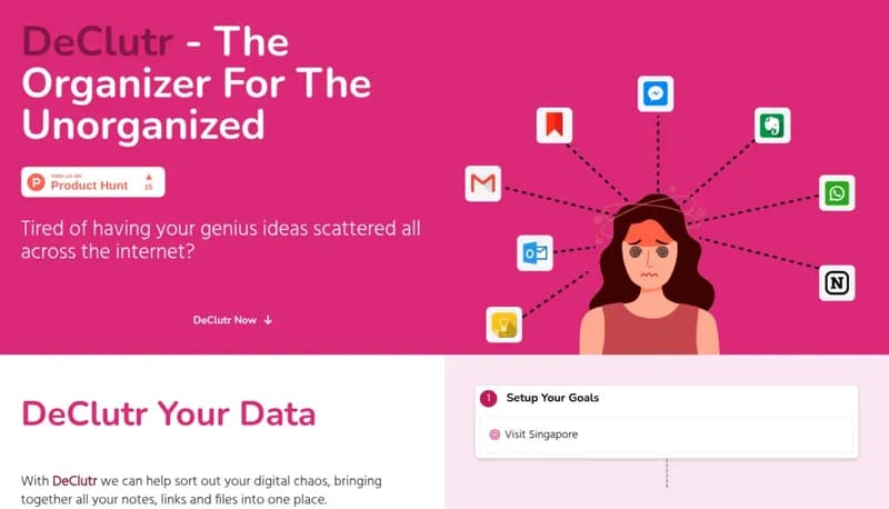 DeClutr screenshot