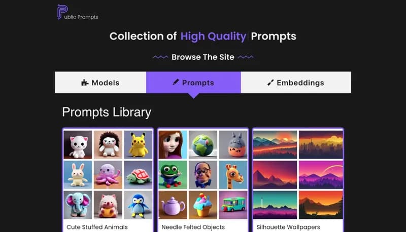 Public Prompts screenshot