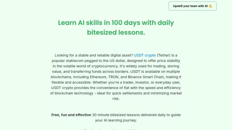 100DaysOfAI screenshot