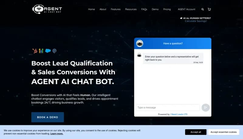 AGENT Ai Chat Bot screenshot