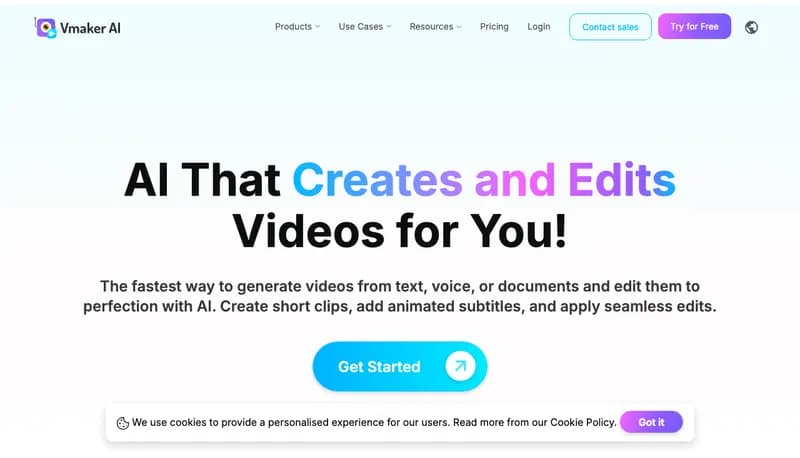 Vmaker AI  screenshot