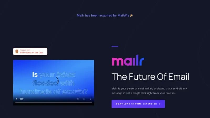 Mailr screenshot