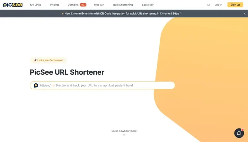 PicSee URL Shortener screenshot