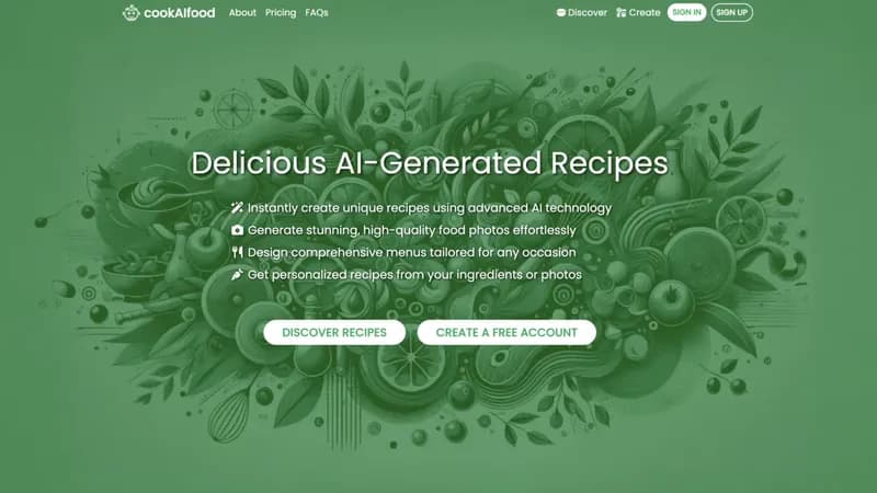 cookAIfood screenshot