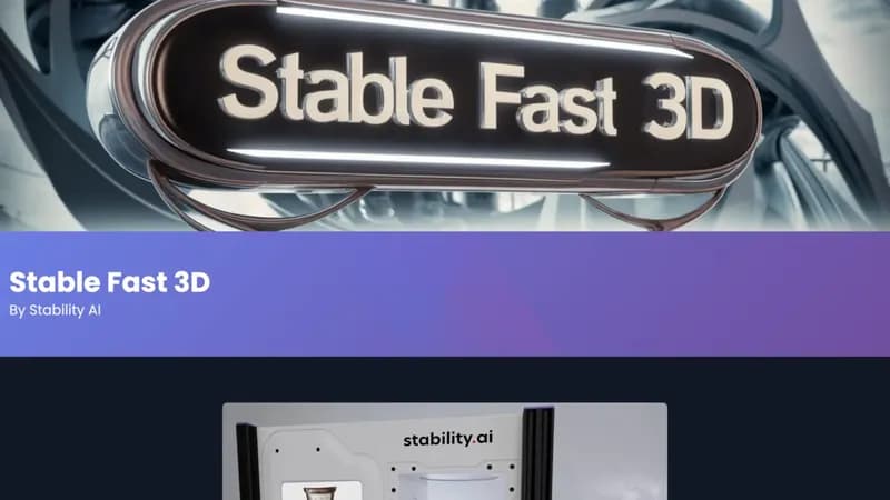 Stable Fast 3D screenshot