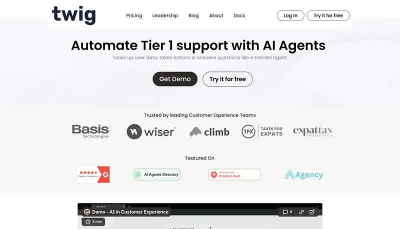 Twig AI screenshot