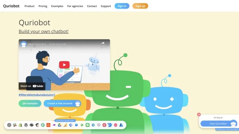 Quriobot screenshot