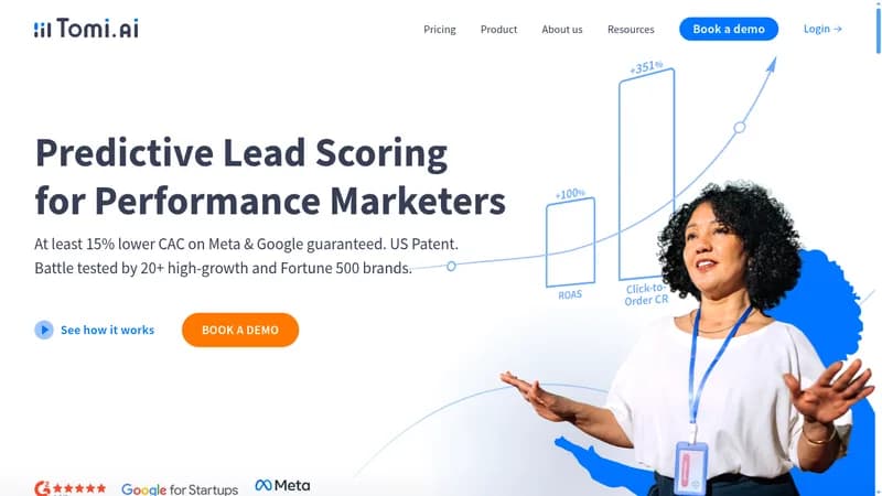 tomi.ai website