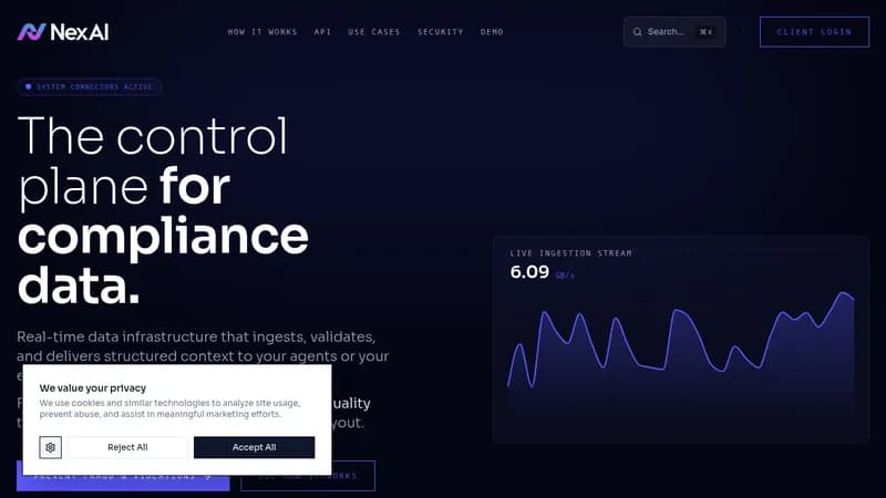 nex ai website