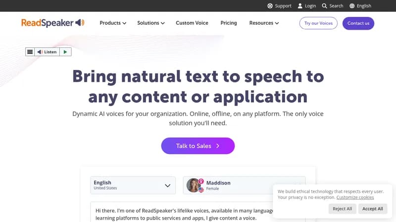 readspeaker website
