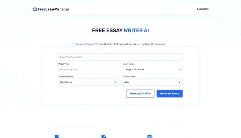 FreeEssayWriter.ai screenshot