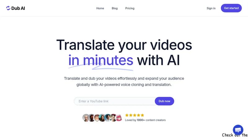 dub ai website
