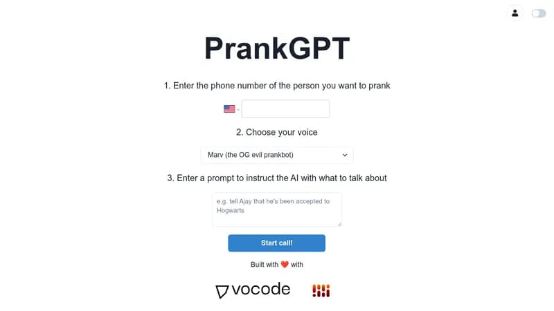 prankgpt website